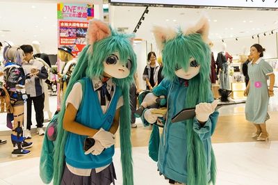 烏魯木齊 動漫愛好者精心裝扮亮相動漫游戲展，動漫開發迎來新視角
